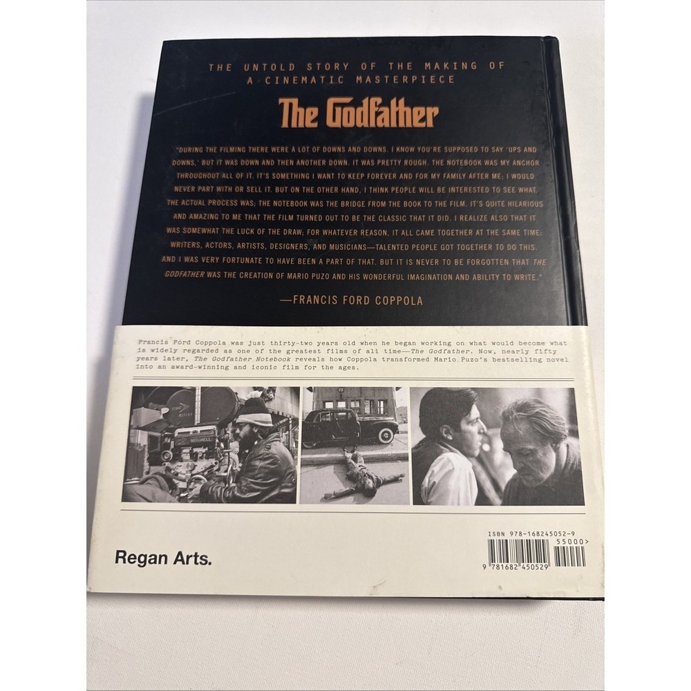 The Godfather Notebook - Francis Ford Coppola - 1st‎ Edition/1st Print - VG - Picture 3 of 5